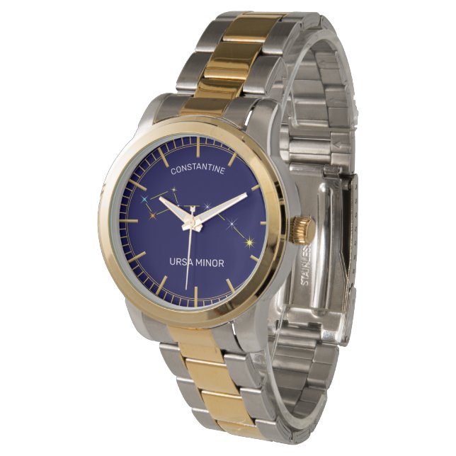 Northern Hemisphere Constellation Ursa Minor Watch (Angled)