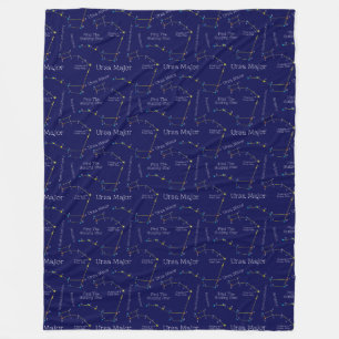Northern Hemisphere Finding Polaris Star Fleece Blanket