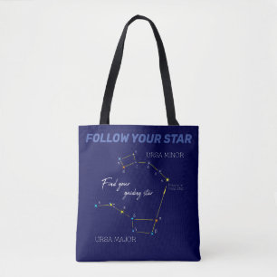 Northern Hemisphere Finding Polaris Star Tote Bag