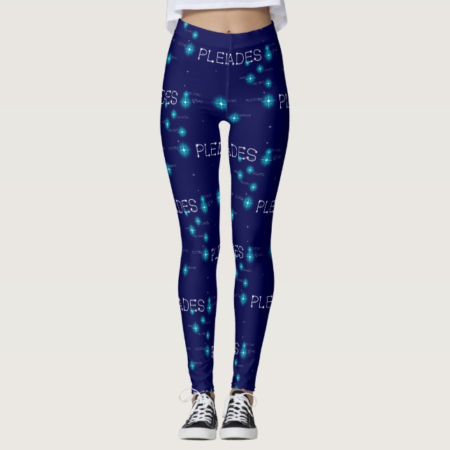 Northern Hemisphere Pleiades Star Formation Leggings (Front)
