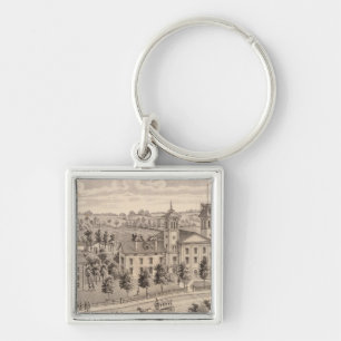 Northern Indiana Normal School buildings Key Ring