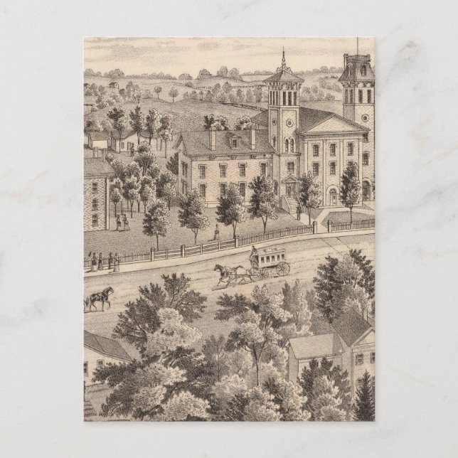 Northern Indiana Normal School buildings Postcard (Front)