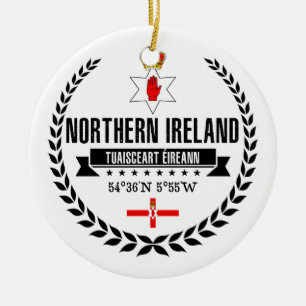 Northern Ireland Ceramic Tree Decoration