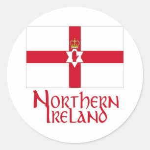 Northern Ireland Classic Round Sticker