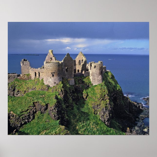 Northern Ireland, County Antrim, Dunluce Poster (Front)
