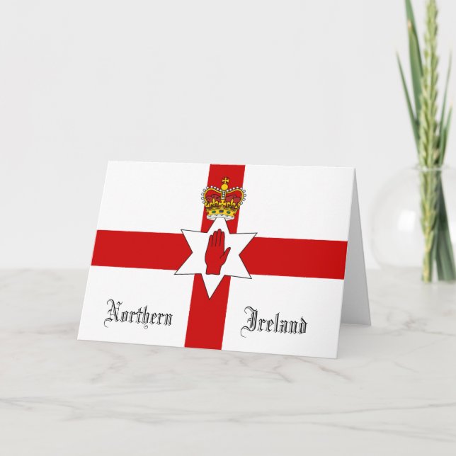 Northern Ireland Flag Greeting Card (Front)