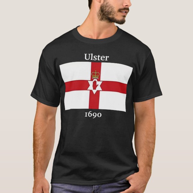 Northern Ireland flag, Ulster, 1690 T-Shirt (Front)