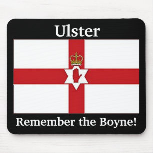 Northern Ireland flag, Ulster, Remember the Boyne! Mouse Pad