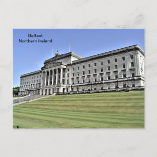 Northern Ireland, Parliament Buildings, Belfast Postcard