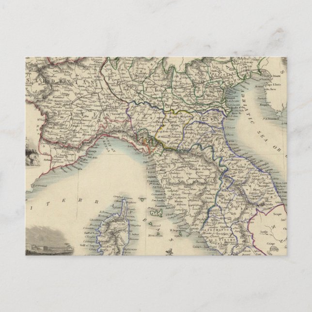 Northern Italy 4 Postcard (Front)