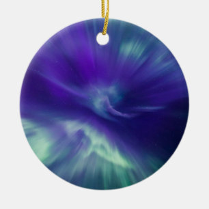 Northern Light Ceramic Ornament
