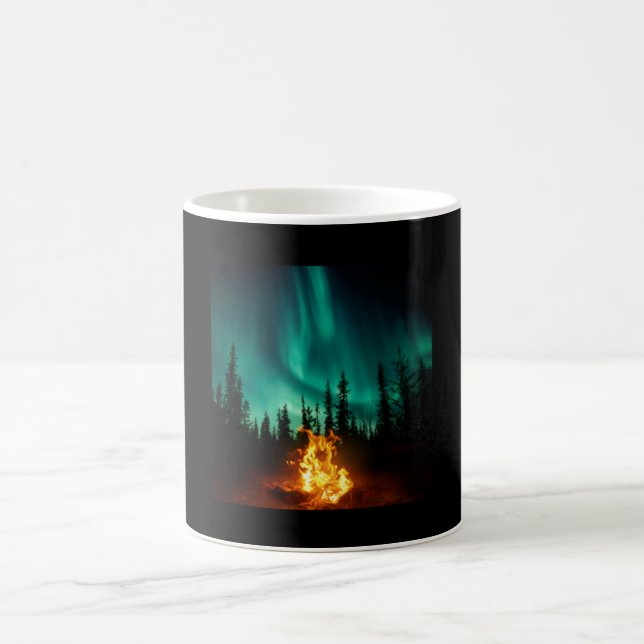 Northern light Fire Coffee Mug (Center)