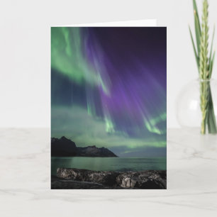 Northern Light folded greeting card with envelope