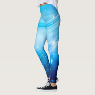 Northern Light Stars blue + your ideas Leggings