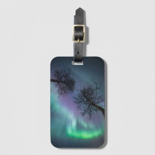 Northern Light Trees Luggage Tag