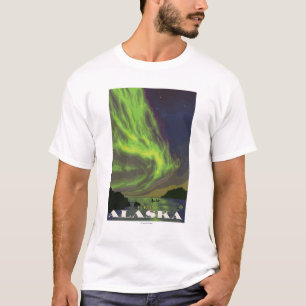 Northern Lights and Orcas - Yukon, Alaska T-Shirt