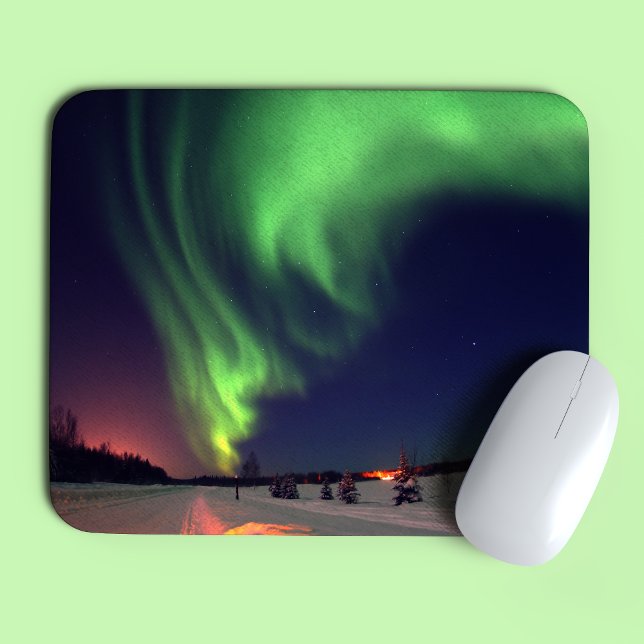 Northern Lights at Bear Lake Mouse Pad (Creator Uploaded)