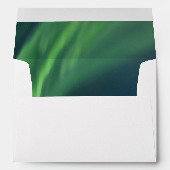 Northern Lights Aurora Borealis Galaxy Sky Stars Envelope (Back (Bottom))