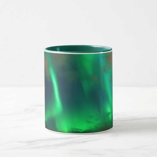 Northern Lights, Aurora Borealis Mug (Center)