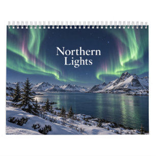 Northern Lights Aurora Borealis Nature Scenery Calendar