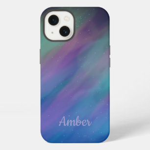 Northern Lights Aurora Borealis Night Personalised iPhone 13 Case
