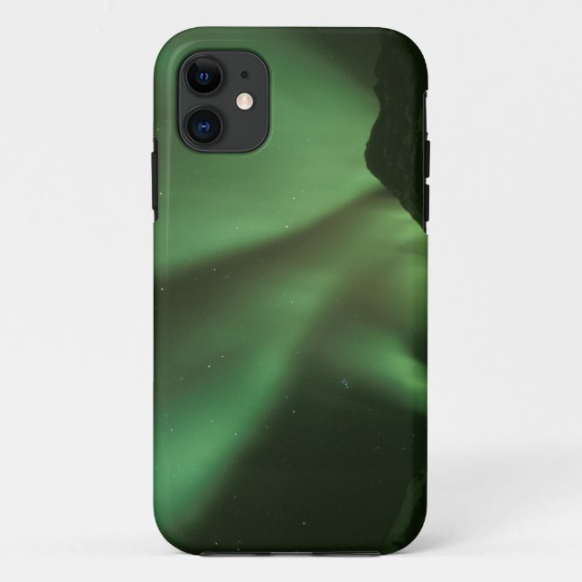 Northern lights, Aurora borealis on foothills of Case-Mate iPhone Case (Back)