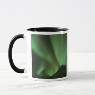 Northern lights, Aurora borealis on foothills of Mug