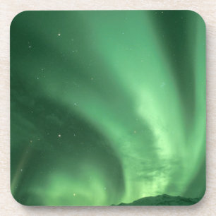 Northern lights, Aurora borealis, over foothills Coaster