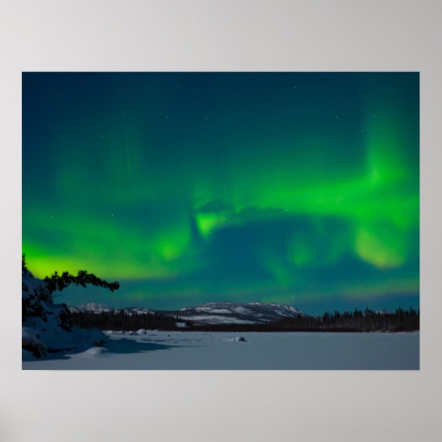 Northern Lights (Aurora borealis) Poster (Front)