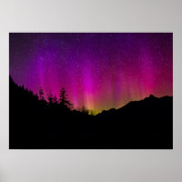 Northern Lights Aurora Borealis Starry Night Sky