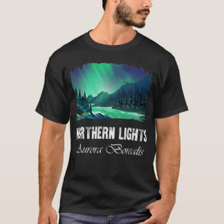 Northern Lights, Aurora Borealis  T-Shirt