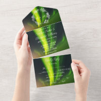 Northern Lights Aurora Borealis Wedding