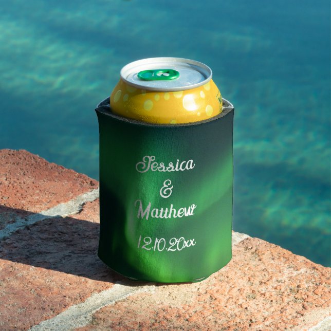 Northern Lights Aurora Borealis Weddings Can Cooler (In Situ Pool)