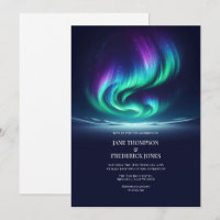 Northern Lights Aurora Borealis Winter Wedding