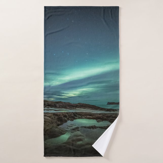 Northern Lights Bath Towel (Bath Towel)