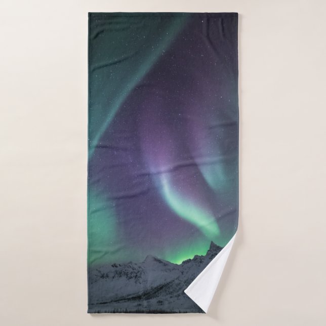 Northern Lights Bath Towel (Bath Towel)
