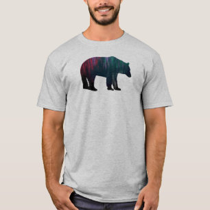 Northern Lights Bear T-Shirt