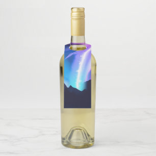 Northern Lights Bottle Tag