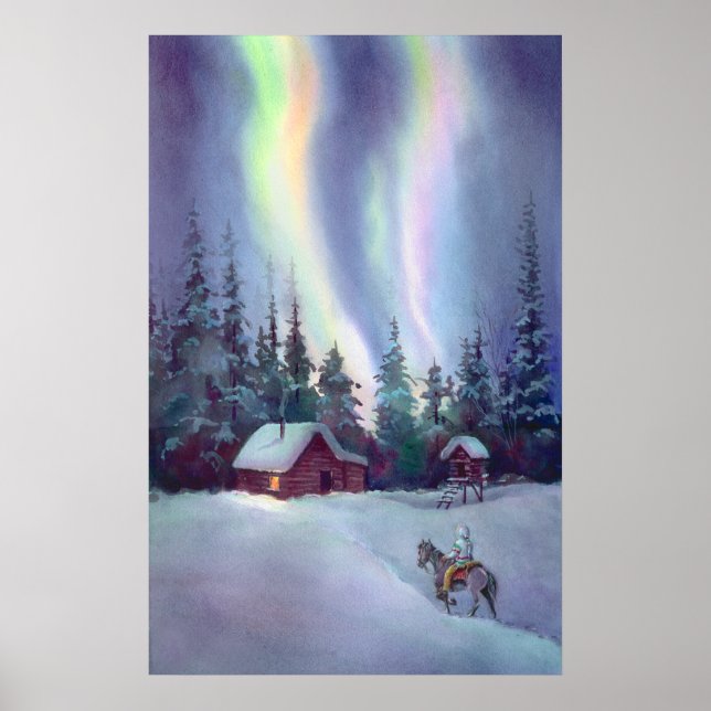 NORTHERN LIGHTS by SHARON SHARPE Poster (Front)