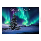 Northern Lights Christmas - 5" x 7" Art Card