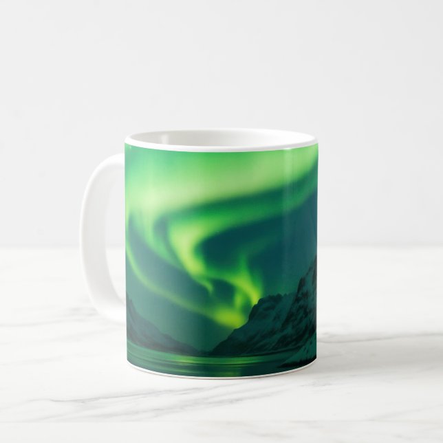 Northern Lights Coffee Mug (Front Left)