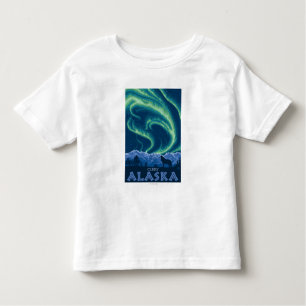 Northern Lights - Curry, Alaska Toddler T-Shirt