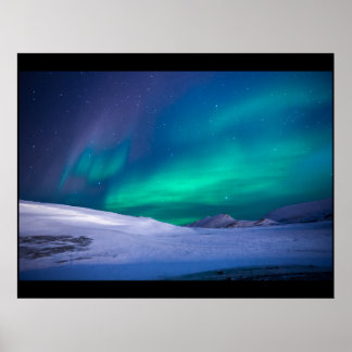 Northern lights custom personalise project home poster