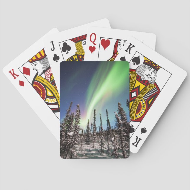 Northern Lights | Denali National Park Playing Cards (Back)
