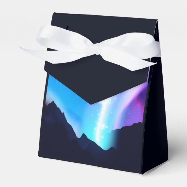 Northern Lights Favour Box (Front Side)