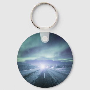 Northern Lights Finland Key Ring