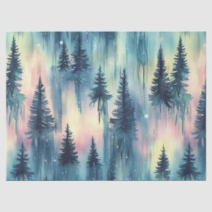 Northern Lights Forest Pattern Tissue Paper