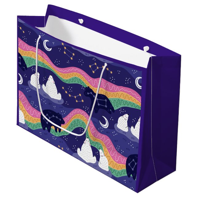Northern Lights Gift Bags (Front Angled)