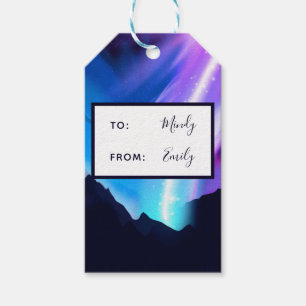 Northern Lights Gift Tags