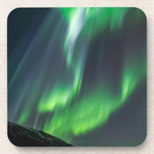 Northern Lights Glowing North Iceland Coaster